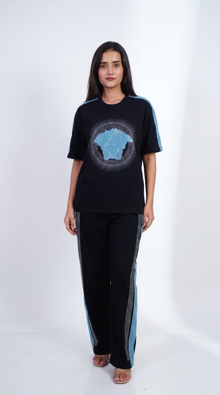 Midnight Crystal Medusa Co-Ord Set