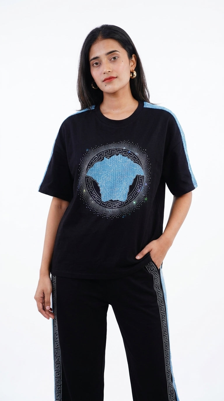 Midnight Crystal Medusa Co-Ord Set