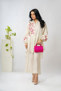 Ivory Elegance – Embroidered Co-ord Set
